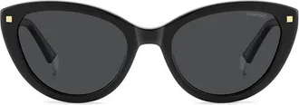 Polaroid PLD 4175/S/X Polarized 807/M9 Womens Sunglasses Black Size 54