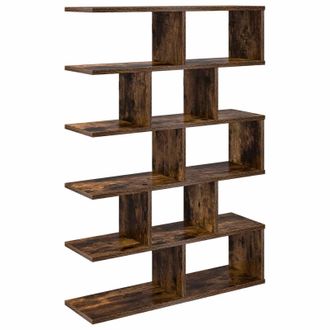 vidaXL Estante De Pared Roble Ahumado 70 X 20 X 100 Cm Vidaxl