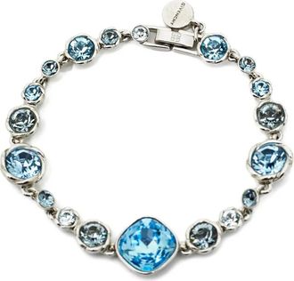 Givenchy Bracciale con decorazione in cristalli - Argento