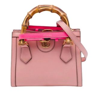 Gucci Pre-owned Diana - Dames - Pre-owned - Roze - Maat: ONE Size Leer