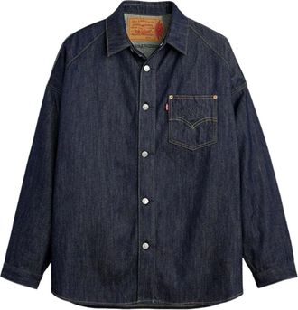 Nike Jordan Air Jordan x LEVIS 12oz Denim Overshirt Jacket Rinsed Indigo 005FG-0000