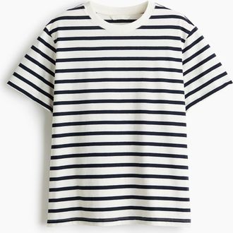 H&M T-Shirt aus Baumwolle - Blue