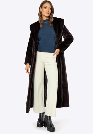 Wittchen Dames Imitatiebontjas Klassiek Donkerbruin Polyester