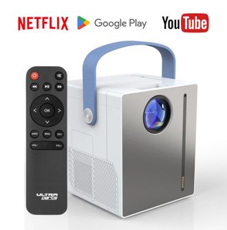 OEM Proiettore Cy402 + 720p + 230 Ansi + Android 9.0 + 2/16 Gb + 2.4g Wifi + Bt