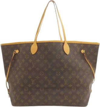 Louis Vuitton Pre-owned Vintage Tote Bag - Dames - Vintage Shopper - Bruin - ONE Size - Vintage