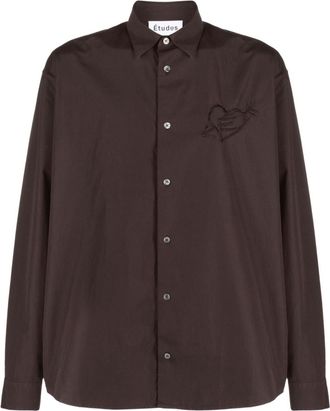 Études Studio Lyrique cotton shirt - unisex - Cotton - 52 - Brown