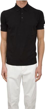 Paolo Pecora Heren, Tops, Zwart, Maat: XL Katoen