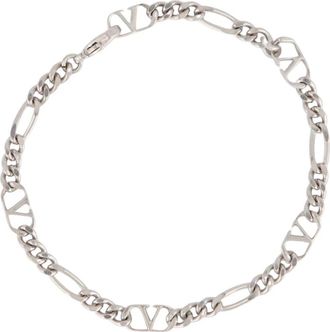 Valentino Garavani VLogo Signature Armband - Heren - Armbanden - Grijs - L - Accessoires
