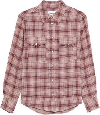 Isabel Marant Yalisa katoenen blouse - Roze