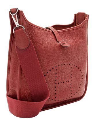 Herm&egrave;s Hermes Taurillon Clemence Evelyne Iii Pm (Authentic Pre-Loved)