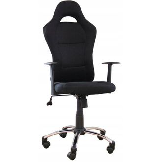 OEM Silla De Oficina Giratoria Con Reposacabezas, Negra, Ajuste De Altura, Furnitex