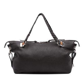 Gucci Pre-owned Womens Bamboo Shoulder Bag - Black Leather - One Size