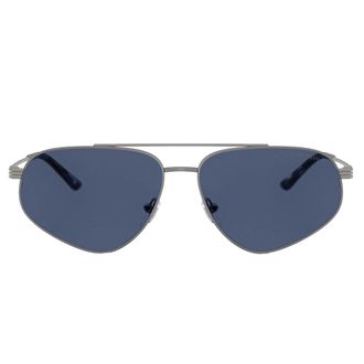 Emporio Armani Dark Blue Pilot Mens Sunglasses EA2156 300380 59