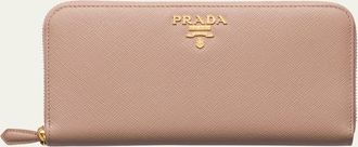 Prada Large Continental Leather Wallet