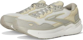 Brooks Ghost Max SE Mens Walking Shoes London Fog/Green Haze/Coconut : 11.5 D - Medium, Rubber/Suede