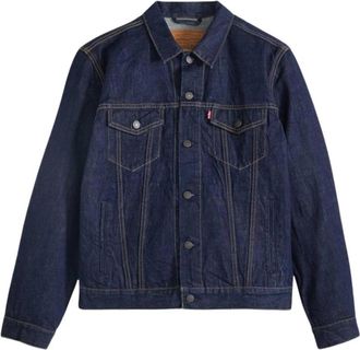 Levi's The Trucker Jacket - Heren - Spijkerjassen - Blauw - M - Denim - Jassen