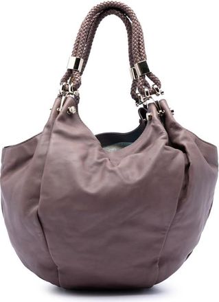 Gucci Pre-owned Gucci Leather Braided Handle Hobo Ladies M801YIATNGDLH09V