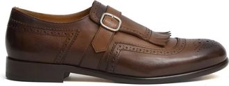 Doucal's Kilty Fringe Moccasin - Heren - Loafers - Bruin - 40 EU - Leer - Schoenen