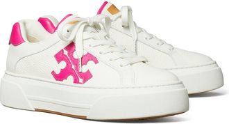 Tory Burch Color Block Leather Platform Sneaker