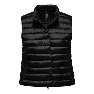 Bomboogie Waxed Nylon Gilet - Dames - Jassen - Zwart - Maat: XL Nylon
