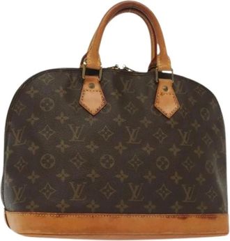 Louis Vuitton Pre-owned Handbags, female, Brown, Size: ONE SIZE Pre-owned Vintage Canvas Handbag