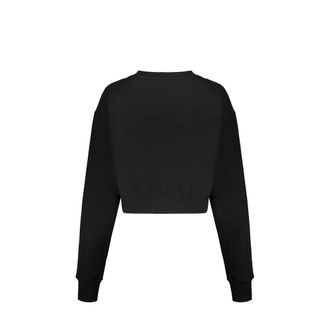 Balmain Womens Black Cotton Sweatshirt Clothing