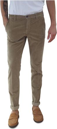 Mason's Heren, Broeken, Beige, Maat: L Katoen