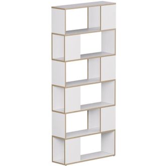 Vicco Separador De Ambientes Eneos, Blanco/roble, 80 X 186 Cm, Vicco