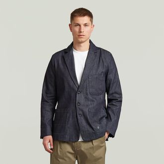 G-Star Correct - Mauritz Selvedge Blazer - Donkerblauw - Heren