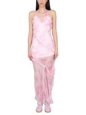 Msgm Silk Chiffon Dress