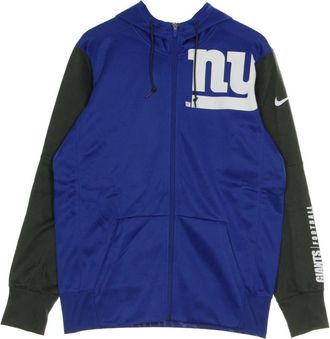 Nike Hoodie Tracksuit Jacket met Mascot Logo - Heren - Sportshirts - Blauw - XL - Fitness