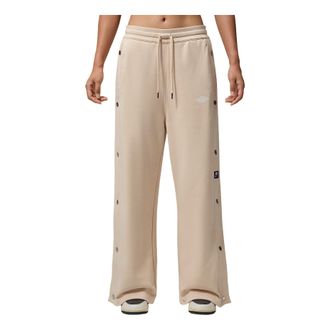 Nike Jordan (WMNS) Jordan Flight Fleece French Terry Snap Pants Pearl White Sail IM6984-272