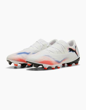 Puma Mens Future 8 Match Low Fg Ag Firm Ground Football Boots - White - Size: 11.5