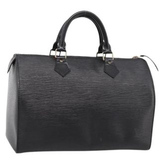 Louis Vuitton Pre-owned Hand Bag - Dames - Pre-owned - Zwart - Maat: ONE Size Leer