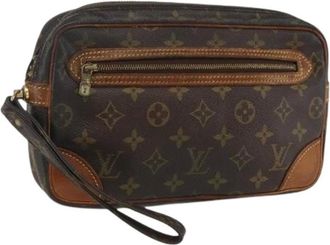 Louis Vuitton Pre-owned Clutches, female, Brown, Size: ONE SIZE Pre-owned Canvas louis-vuitton-bags