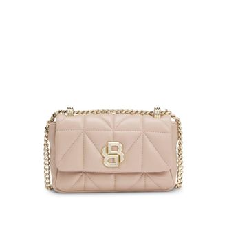 BOSS Small quilted shoulder bag with Double B monogram