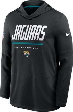 Nike Jacksonville Jaguars Sideline Nike Mens Dri-FIT NFL Long-Sleeve Hooded Top in Black | 03B9066K9N-TG4
