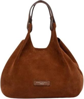 Gianni Chiarini Dua Tote Bag - Dames - Shoppers - Bruin - ONE Size - Leer - Tassen