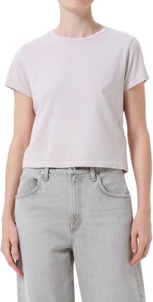A Gold E Adine Shrunken Supima Cotton T-Shirt in Rosewater Lilac at Nordstrom, Size X-Small