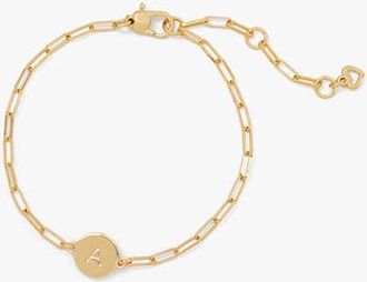 Kate Spade New York Initial A Chain Bracelet