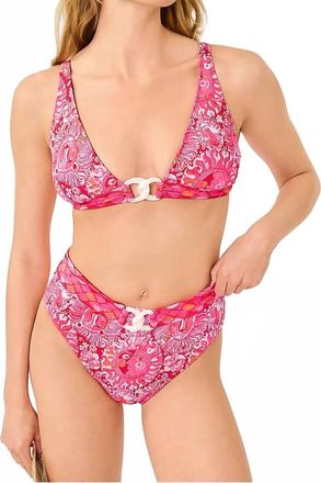Lilly Pulitzer Meona Bikini Top In Paradise Punch Jims Stuff Engineered