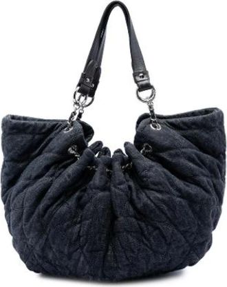 Chanel Pre-owned Stretch Spirit Cabas Tote Bag - - Pre-owned - Donna - Blu - ONE SIZE