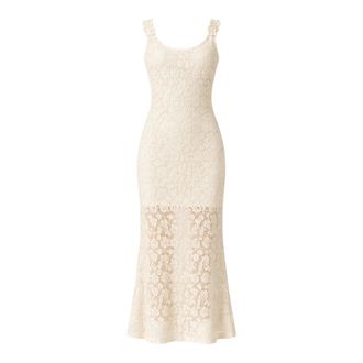 Pinko Midi Dresses, female, Beige, Size: XS Juncus Dress
