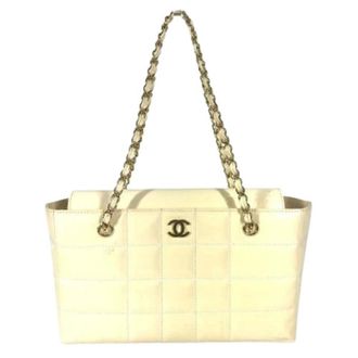 Chanel Pre-owned Shoulder Bags, female, Yellow, Size: ONE SIZE Pre-owned Vintage Shoulder Bag