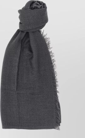 Brunello Cucinelli cashmere silk fringed scarf