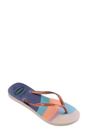 Havaianas Slim Palette Flip Flop in Beige at Nordstrom Rack, Size 39