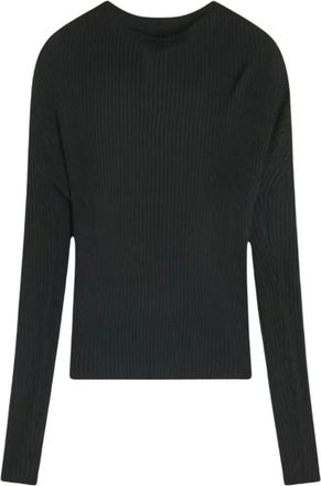 Semicouture Jersey de cuello redondo - Knitwear - Mujer - Negro - XS