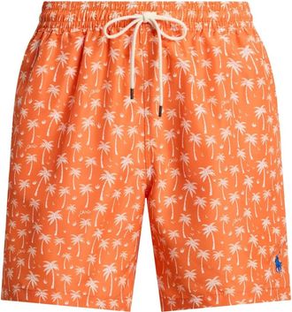Polo Ralph Lauren Beachwear - Heren - Strandmode - Oranje - M - Badmode