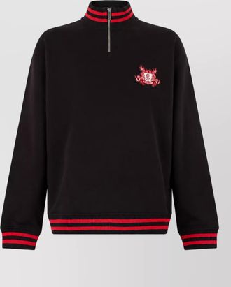 HUGO BOSS cotton zip sweatshirt