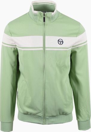 Sergio Tacchini Mens SERGIO TACCHINI DAMARINDO TRACK TOP QUIET GREEN/GARDENIA - Green/Green - Size: 38